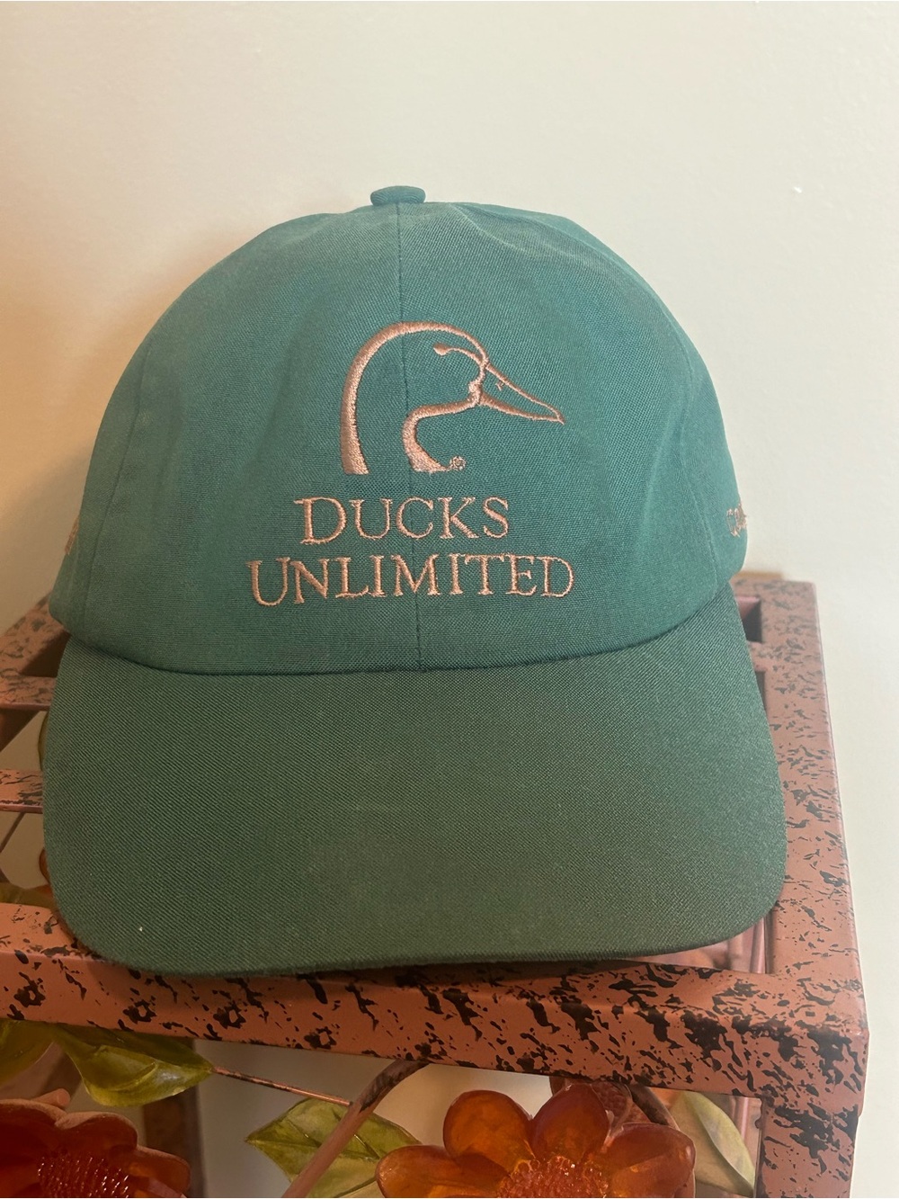 Ducks Unlimited Green Embroidered Logo Cap